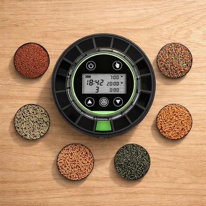 Distributeur automatique de nourriture pour poissons | LCD & contrôle précis des portions