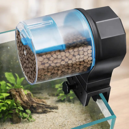 Distributeur de nourriture pour aquarium avec minuterie | Mode 12/24h