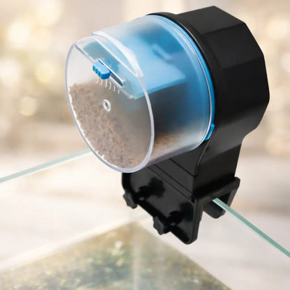 Distributeur de nourriture pour aquarium avec minuterie | Mode 12/24h