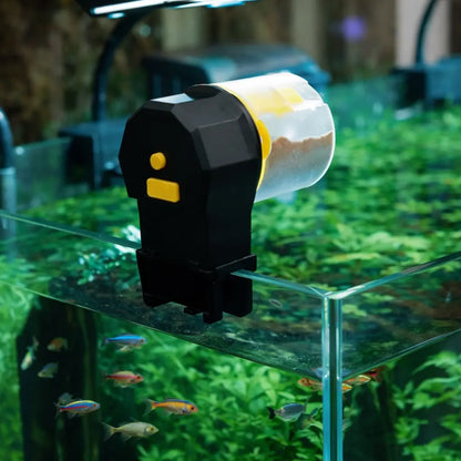 Distributeur de nourriture pour aquarium avec minuterie | Mode 12/24h