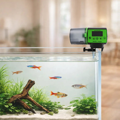 Distributeur automatique de nourriture pour aquarium 200ml avec LCD