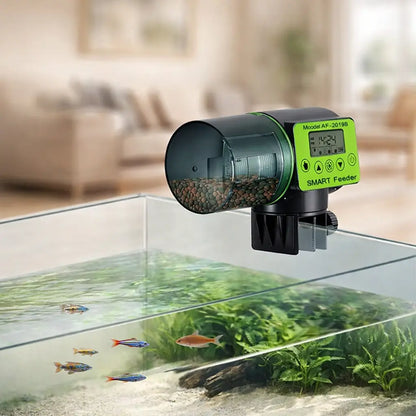 Distributeur automatique de nourriture pour aquarium 200ml avec LCD