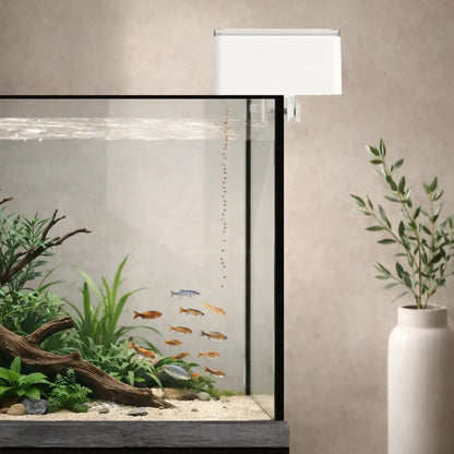 Mini distributeur de nourriture pour aquarium 70ml pour nourriture en poudre