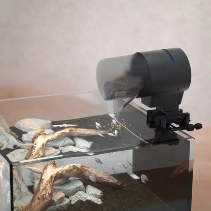 Distributeur de nourriture pour aquarium Wi-Fi 210ml | Contrôle par application