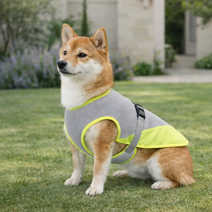 Gilet rafraîchissant pour chien avec fonction harnais – Protection contre la chaleur pour chiens en été