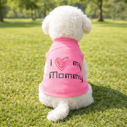 T-shirt pour chien d'été respirant | vêtements légers pour chien
