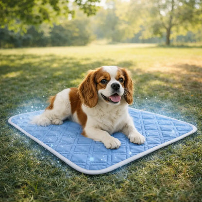Sommer Kühlmatte für Hunde | Atmungsaktiv, Waschbar & Rutschfest