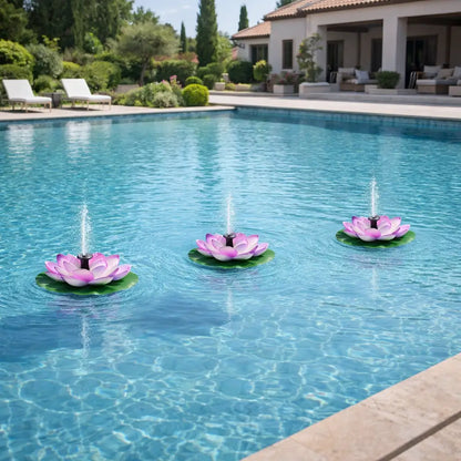 Solar Lotus Springbrunnen | Vogelbad Fontäne
