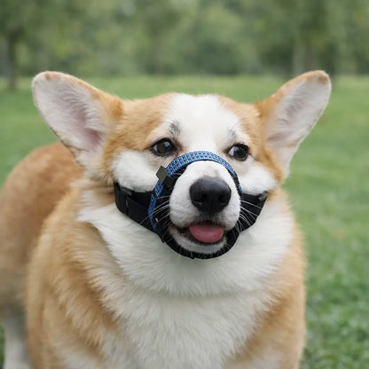 Reflective Dog Muzzle | Adjustable & Secure