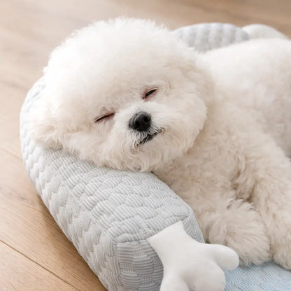 Cooling Dog Bed Summer | with Neck Roll