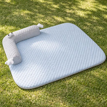 Cooling Dog Bed Summer | with Neck Roll