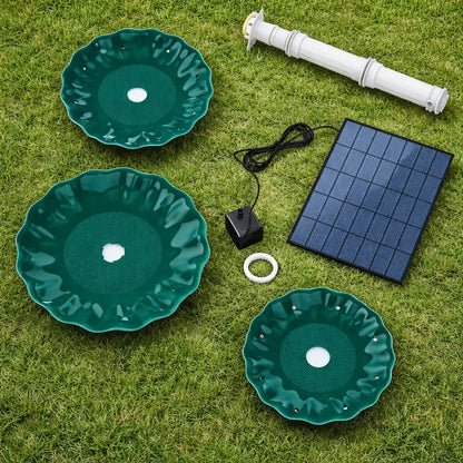 Solar Fountain 3.5W | 3-level Bird Bath