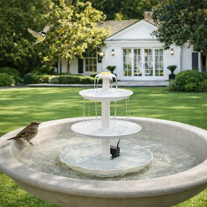 Solar Fountain 3.5W | 3-level Bird Bath