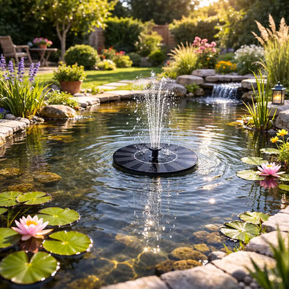Fontaine solaire pour abreuvoir & jardin