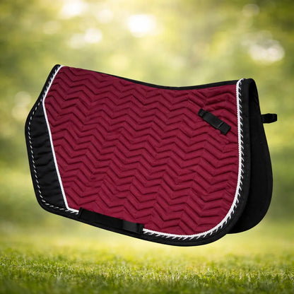 Baumwoll-Komposit Sattelunterlage für Pferde | Blau