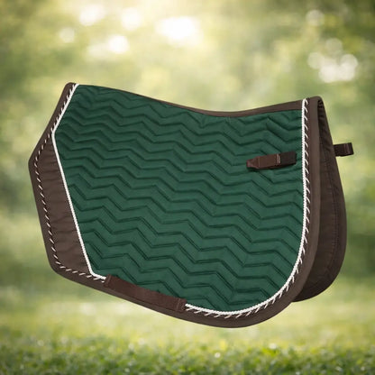 Baumwoll-Komposit Sattelunterlage für Pferde | Blau