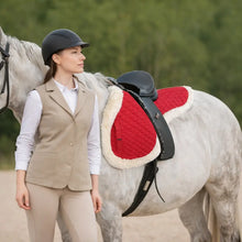 Horse Saddle Pad Riding | Sheepskin & Shock Absorbing