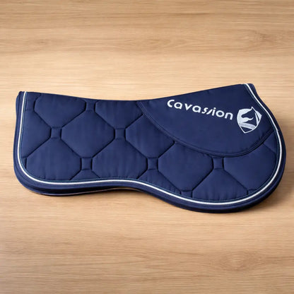 Stoßdämpfendes Pferd Sattelkissen mit Lammfell | Warm & Atmungsaktiv