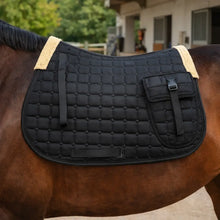 Horse Saddle Pad with Pocket | Shock-Absorbing & Non-Slip