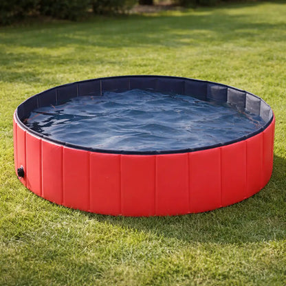 Piscine pliable en PVC pour chiens | Antidérapante & robuste