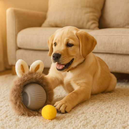 Interaktives Hundespielzeug mit Bewegung – Beschäftigung & Action für Zuhause