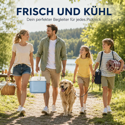 Camping Kühlbox mit PU-Isolierung | Tragbare Eisbox für Outdoor