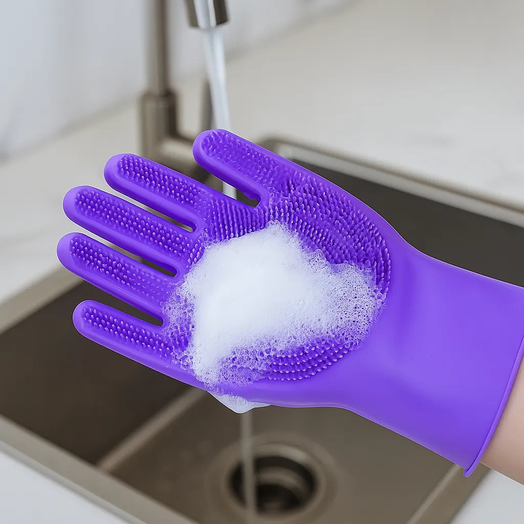 Pflegehandschuh für Katzen | Haarentfernung & sanftes Bürsten