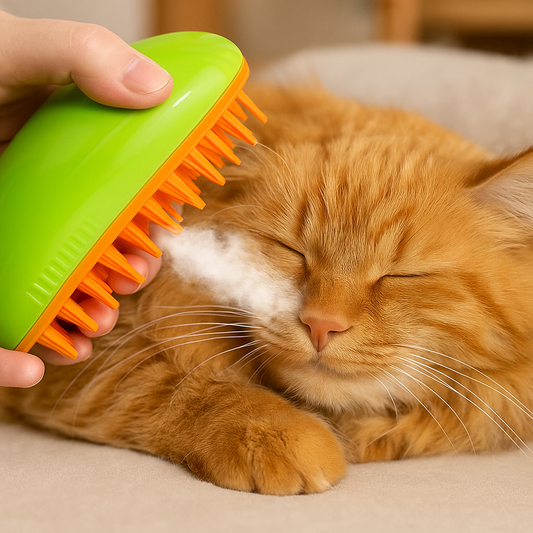 Felltraum – Bürste mit Nebelfunktion für Katzen