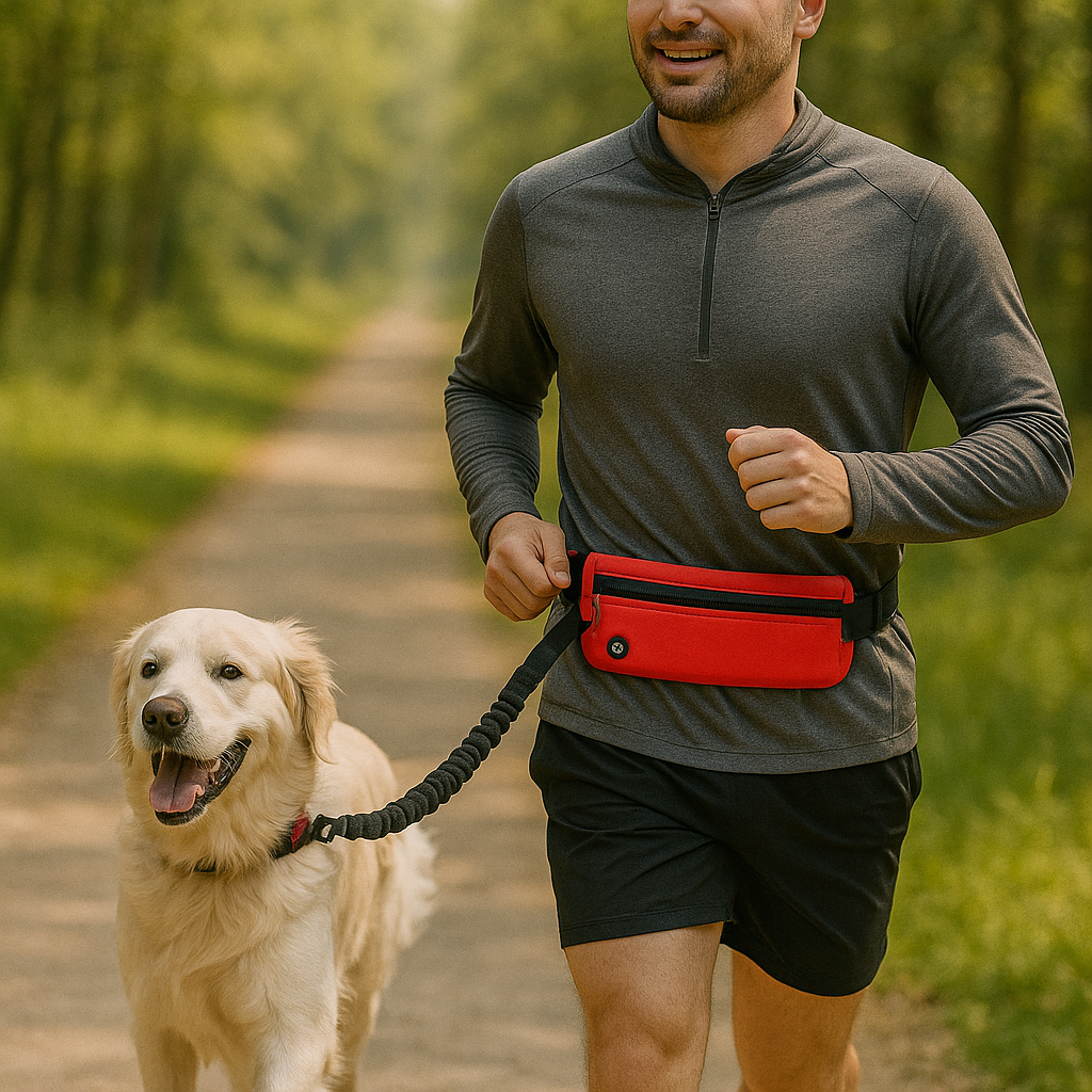 Freihändige Hundeleine mit Bauchgurt | Joggen, Wandern & Spazieren