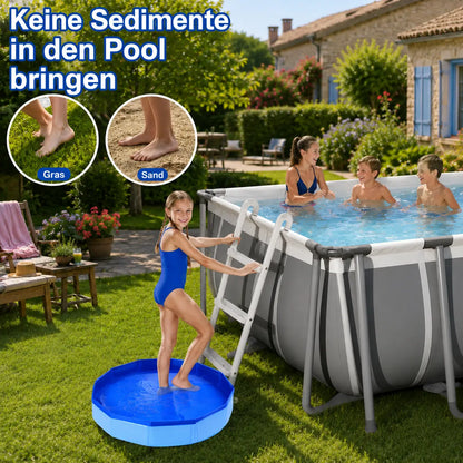 Foldable Dog Swimming Pool | PVC Dog Pool for Summer & Bathtub