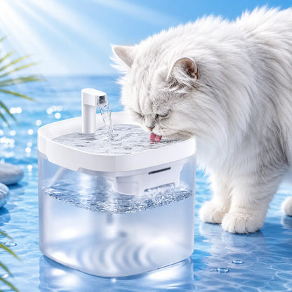 Cat Drinking Fountain 1.5L | Quiet & 2 Modes USB