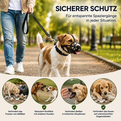 Maulkorb Hund | Atmungsaktiv & verstellbar für Training & Alltag
