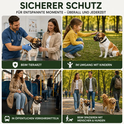 Maulkorb Hund | Atmungsaktiv & verstellbar für Training & Alltag