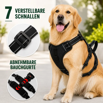 Hundegeschirr ausbruchssicher | Verstellbares & gepolstertes Sicherheitsgeschirr