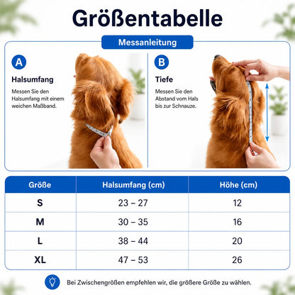 Halskrause Hund weich | verstellbar, atmungsaktiv & bequem