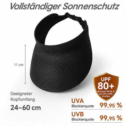 Damen Sonnenhut mit UPF 80+ UV-Schutz und breiter Krempe