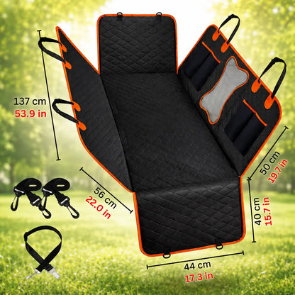 Dog Car Seat Back | Waterproof & Non-Slip Protective Blanket for the Car