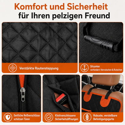 Dog Car Seat Back | Waterproof & Non-Slip Protective Blanket for the Car