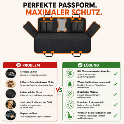 Dog Car Seat Back | Waterproof & Non-Slip Protective Blanket for the Car