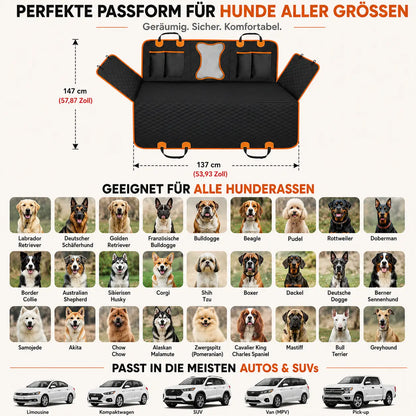 Dog Car Seat Back | Waterproof & Non-Slip Protective Blanket for the Car