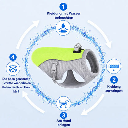 Dog Cooling Vest | Breathable, UV Protection & Adjustable