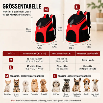 Dog Carrier Backpack | Breathable & Padded