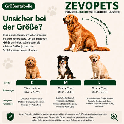 Kühlendes Hundebett | Mehr Kühlkomfort mit GRATIS Kühlmatte
