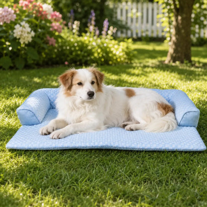 Kühlendes Hundebett | Waschbar, Wasserdicht & GRATIS Kühlmatte