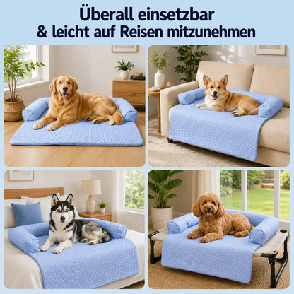 Kühlendes Hundebett | Waschbar, Wasserdicht & GRATIS Kühlmatte