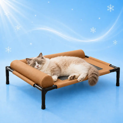 Kühlendes Katzenbett | Atmungsaktiv für den Sommer