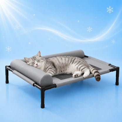 Kühlendes Katzenbett | Atmungsaktiv für den Sommer