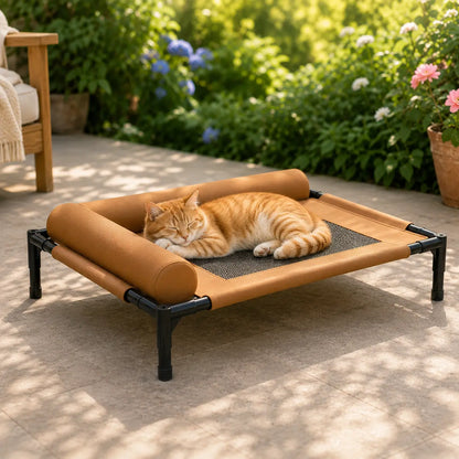 Kühlendes Katzenbett | Atmungsaktiv für den Sommer