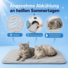 Katzen Kühlmatte | Selbstkühlend, Waschbar & Atmungsaktiv