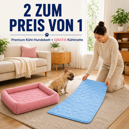 Kühlendes Hundebett | Mehr Kühlkomfort mit GRATIS Kühlmatte